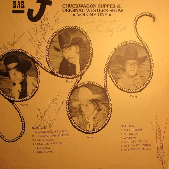 Vintage  Autographed Bar J Album Vol I - Picture 4 of 13